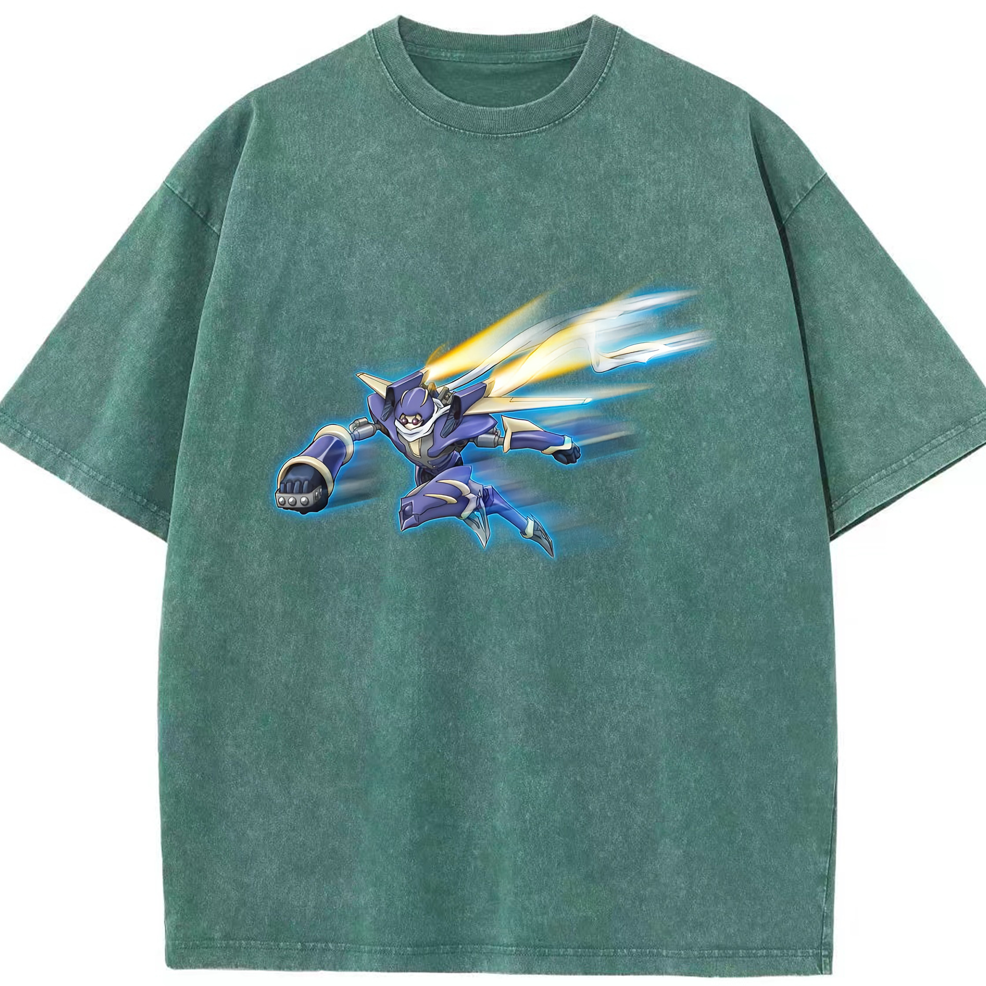 （画像用） 遊☆戯☆王 Yu-Gi-Oh! 綿100% ヴィンテージ風 半袖Tシャツ（フロントプリント）
